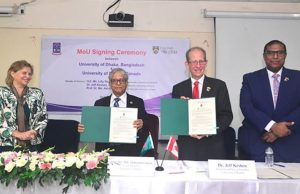 DU sign first ever MoU with Canadian University Canadian University